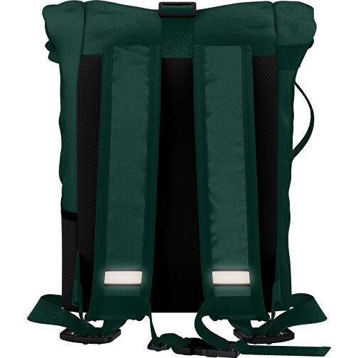 Rolltop Rucksack Comfort , dunkelgrün, Sublimation-fabric 200g - Polyester (PU), 29,50cm x 13,00cm x 33,00cm (Länge x Höhe x Breite), Bild 2