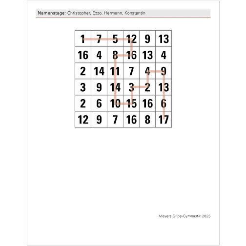 Meyers Grips-Gymnastik Tagesabreisskalender , Papier, 11,00cm x 14,00cm (Länge x Breite), Bild 7