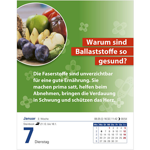 Die Ernährungs-Docs - Gesund Durch Das Jahr Tagesabreißkalender , Papier, 12,50cm x 16,00cm (Länge x Breite), Bild 12