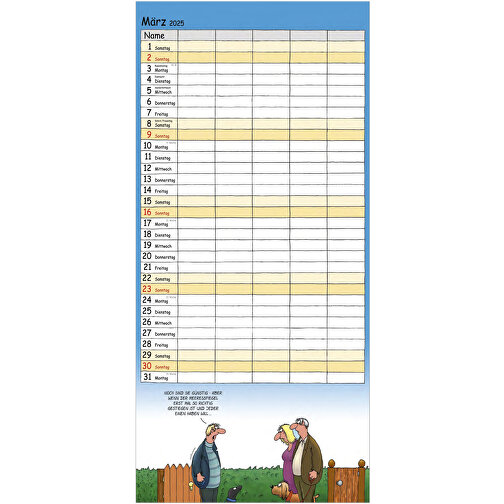 Uli Stein Familienplaner , Papier, 21,00cm x 45,00cm (Länge x Breite), Bild 4