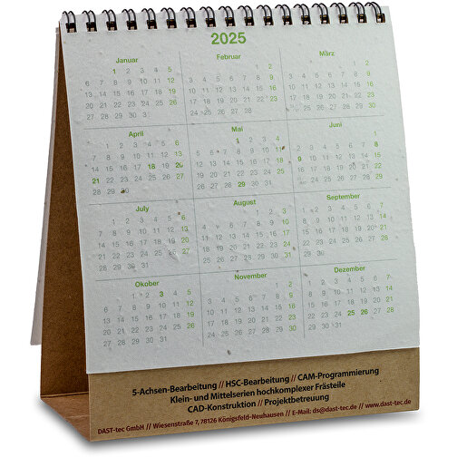 Calendrier de bureau en papier ensemencé - Marguerite, Image 4