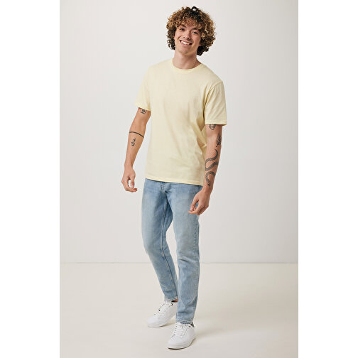 Iqoniq Brett T-Shirt Aus Recycelter Baumwolle, Cream Yellow , cream yellow, 30% recycelte und 70% biologische Baumwolle, XXXL, 79,00cm x 0,50cm x 64,00cm (Länge x Höhe x Breite), Bild 4