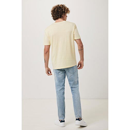 Iqoniq Brett T-Shirt Aus Recycelter Baumwolle, Cream Yellow , cream yellow, 30% recycelte und 70% biologische Baumwolle, XXS, 61,00cm x 1,00cm x 44,00cm (Länge x Höhe x Breite), Bild 6