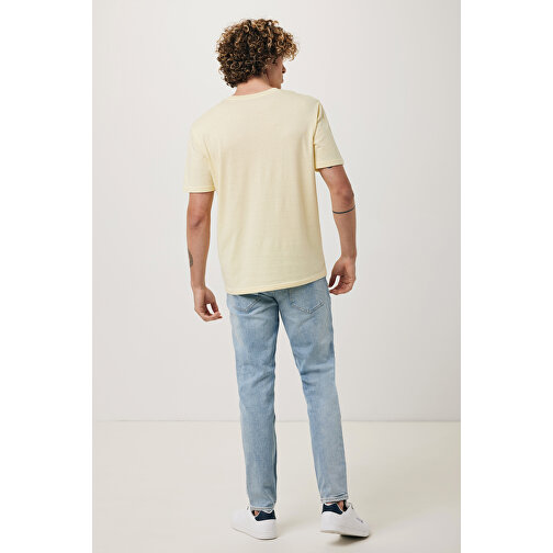 Iqoniq Brett T-Shirt Aus Recycelter Baumwolle, Cream Yellow , cream yellow, 30% recycelte und 70% biologische Baumwolle, XXS, 61,00cm x 1,00cm x 44,00cm (Länge x Höhe x Breite), Bild 7