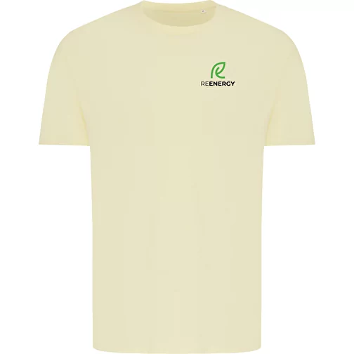 Iqoniq Brett T-shirt en coton recyclé, cream yellow, Image 3