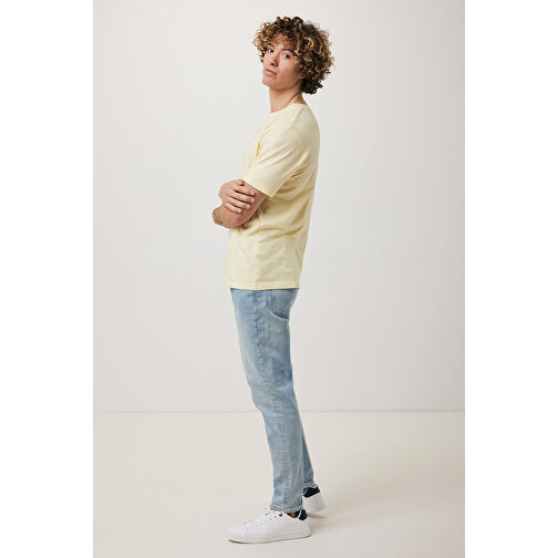 Iqoniq Brett T-Shirt Aus Recycelter Baumwolle, Cream Yellow , cream yellow, 30% recycelte und 70% biologische Baumwolle, XL, 75,00cm x 0,50cm x 58,00cm (Länge x Höhe x Breite), Bild 8