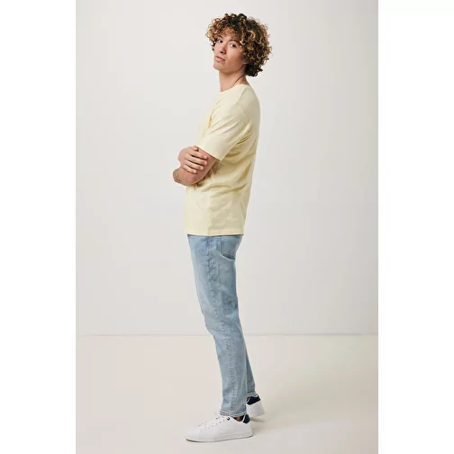 Iqoniq Brett T-shirt en coton recyclé, cream yellow, Image 9