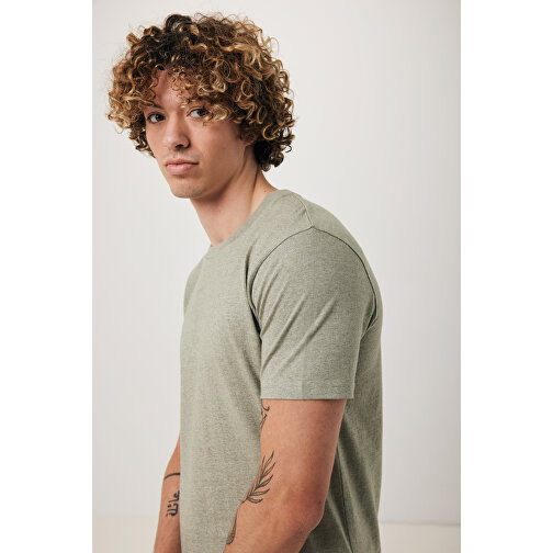 Iqoniq Brett T-Shirt Aus Recycelter Baumwolle, Ungefärbte Helles Grün , ungefärbte helles Grün, 30% recycelte und 70% biologische Baumwolle, M, 71,00cm x 0,50cm x 52,00cm (Länge x Höhe x Breite), Bild 13