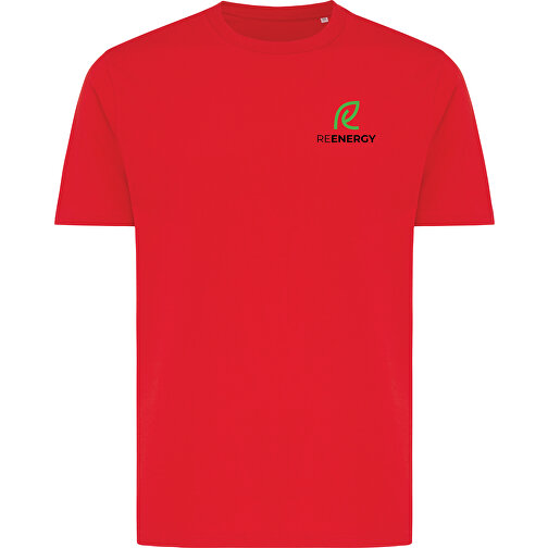 Iqoniq Brett T-Shirt Aus Recycelter Baumwolle, Rot , rot, 30% recycelte und 70% biologische Baumwolle, XXL, 77,00cm x 0,50cm x 61,00cm (Länge x Höhe x Breite), Bild 3