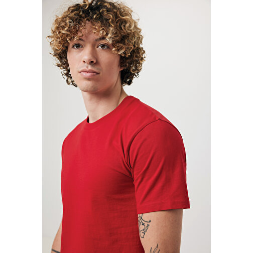 Iqoniq Brett T-Shirt Aus Recycelter Baumwolle, Rot , rot, 30% recycelte und 70% biologische Baumwolle, S, 69,00cm x 0,50cm x 49,00cm (Länge x Höhe x Breite), Bild 11