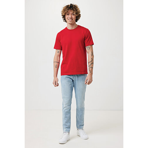 Iqoniq Brett T-Shirt Aus Recycelter Baumwolle, Rot , rot, 30% recycelte und 70% biologische Baumwolle, S, 69,00cm x 0,50cm x 49,00cm (Länge x Höhe x Breite), Bild 5