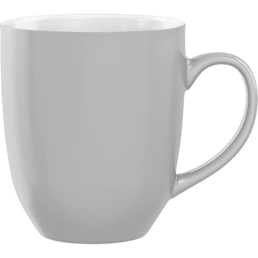 Bella Aussen Farbig Innen Weiß 330ml , hellgrau / weiß, New Bone China Porzellan, 9,40cm x 12,00cm (Höhe x Breite), Bild 1