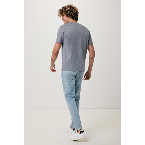 Iqoniq Brett T-Shirt Aus Recycelter Baumwolle, Light Heather Blue , light heather blue, 30% recycelte und 70% biologische Baumwolle, XXXL, 79,00cm x 0,50cm x 64,00cm (Länge x Höhe x Breite), Bild 7