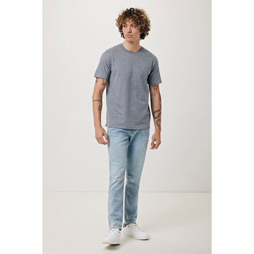 Iqoniq Brett T-Shirt Aus Recycelter Baumwolle, Light Heather Blue , light heather blue, 30% recycelte und 70% biologische Baumwolle, S, 69,00cm x 0,50cm x 49,00cm (Länge x Höhe x Breite), Bild 5