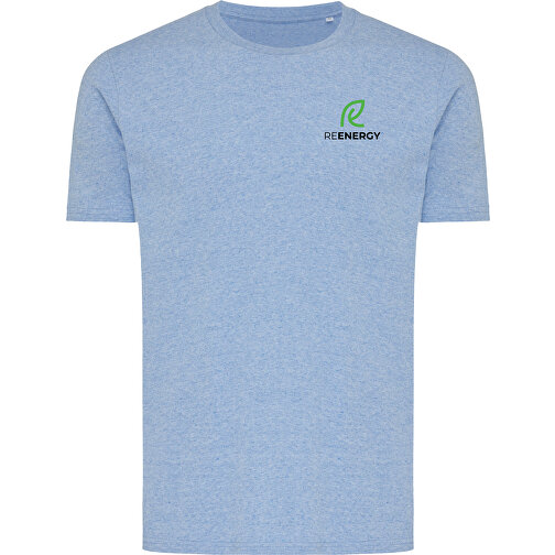 Iqoniq Brett T-Shirt Aus Recycelter Baumwolle, Light Heather Blue , light heather blue, 30% recycelte und 70% biologische Baumwolle, XXS, 61,00cm x 1,00cm x 44,00cm (Länge x Höhe x Breite), Bild 3