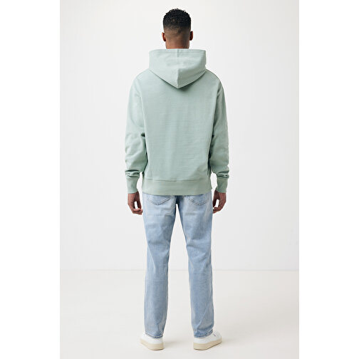 Iqoniq Yoho Relax-Hoodie Aus Recycelter Baumwolle, Iceberg Green , Iceberg green, 50% recycelte und 50% biologische Baumwolle, XXXL, 78,00cm x 1,00cm x 71,00cm (Länge x Höhe x Breite), Bild 5