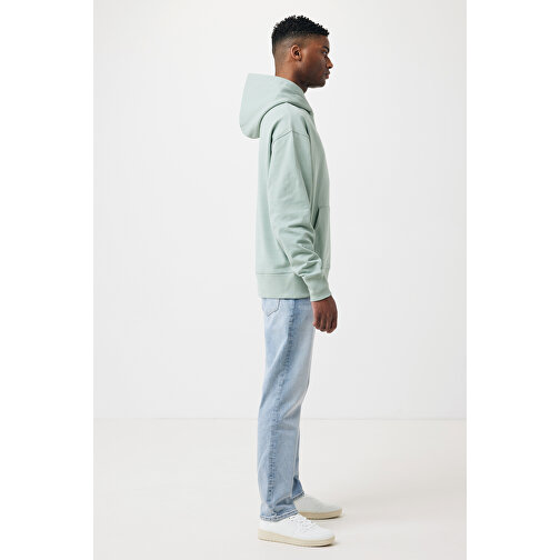 Iqoniq Yoho Relax-Hoodie Aus Recycelter Baumwolle, Iceberg Green , Iceberg green, 50% recycelte und 50% biologische Baumwolle, XXXL, 78,00cm x 1,00cm x 71,00cm (Länge x Höhe x Breite), Bild 6