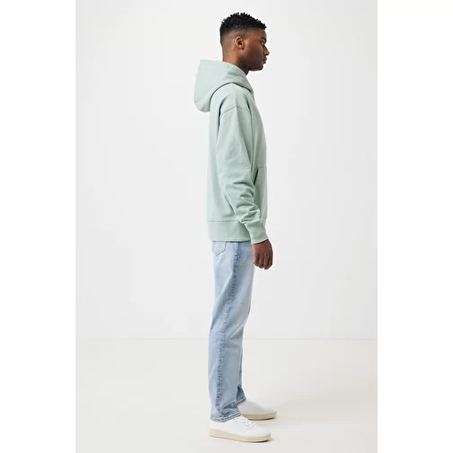 Iqoniq Yoho Hoodie Relax en coton recyclé, Iceberg green, Image 6