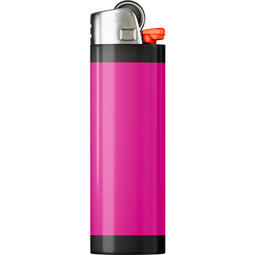 BIC® J26 Digital Wrap Feuerzeug , BiC, pink / schwarz, Delrin®, Stahl, 2,50cm x 1,50cm x 8,20cm (Länge x Höhe x Breite), Bild 1