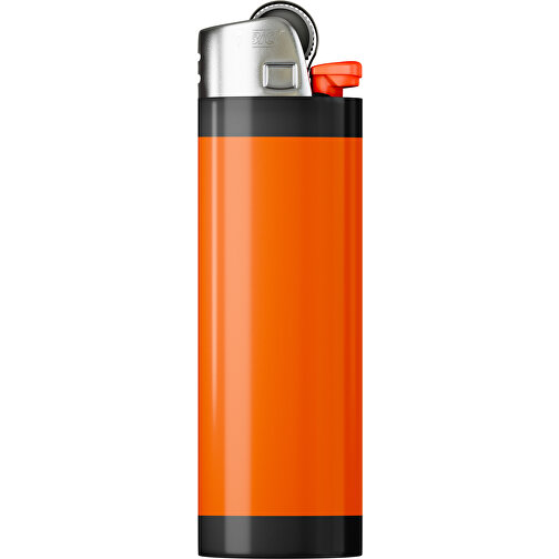 BIC® J26 Digital Wrap Feuerzeug , BiC, orange / schwarz, Delrin®, Stahl, 2,50cm x 1,50cm x 8,20cm (Länge x Höhe x Breite), Bild 1