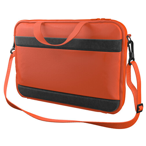 Laptoptasche Stripe , orange, Sublimation-fabric 200g - Polyester (PU), 36,00cm x 28,00cm x 5,00cm (Länge x Höhe x Breite), Bild 1