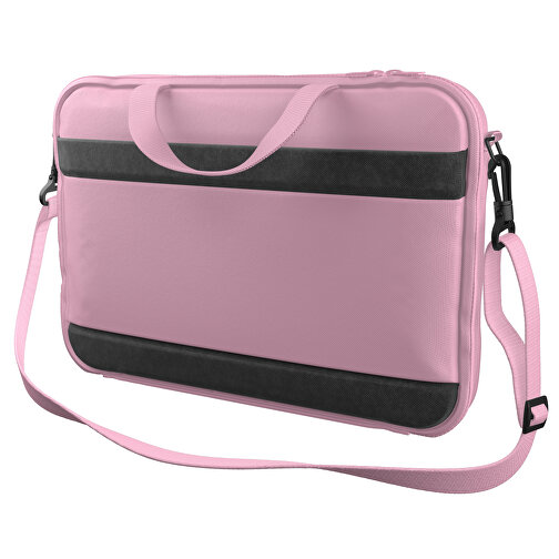 Laptoptasche Stripe , hellrosa, Sublimation-fabric 200g - Polyester (PU), 36,00cm x 28,00cm x 5,00cm (Länge x Höhe x Breite), Bild 1