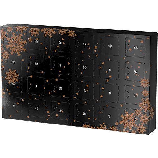 Wachsender Adventskalender , schwarz / erdbraun, Papier, Saatgut, 33,50cm x 19,90cm x 4,50cm (Länge x Höhe x Breite), Bild 1