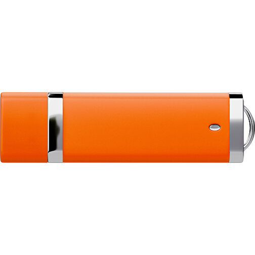 PromoPerfect USB-STICK 2.0 PLASTIK , orange MB , 32 GB , Gummiplastik, Kunststoff MB , 7,00cm x 0,70cm x 2,00cm (Länge x Höhe x Breite), Bild 2