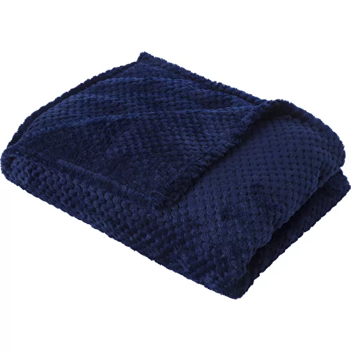Plaid polaire flanelle gaufré en polyester Nikolaï, Image 3