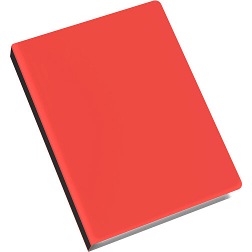 Softcover Haftnotiz-Set Mina , rot / schwarz, Papier, 10,50cm x 0,60cm x 7,50cm (Länge x Höhe x Breite), Bild 2