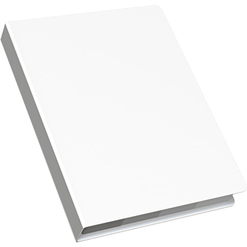 Softcover Haftnotiz-Set Stacey , weiß / grau, Papier, 10,60cm x 1,00cm x 7,60cm (Länge x Höhe x Breite), Bild 2