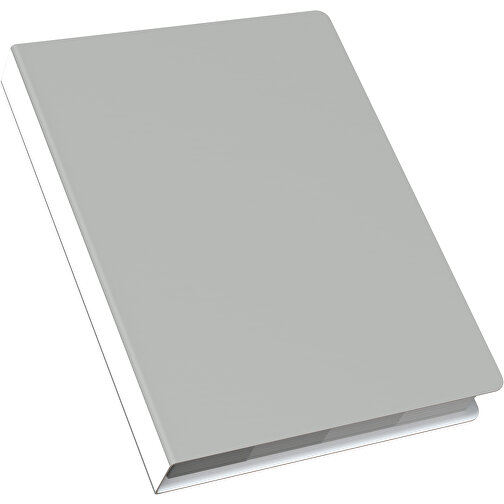 Softcover Haftnotiz-Set Stacey , grau / weiss, Papier, 10,60cm x 1,00cm x 7,60cm (Länge x Höhe x Breite), Bild 2