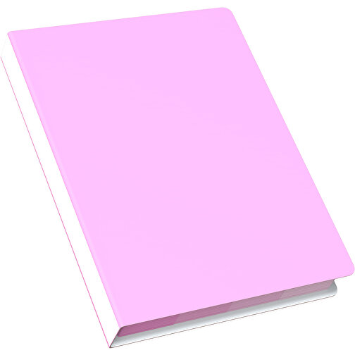 Softcover Haftnotiz-Set Stacey , rosa / weiß, Papier, 10,60cm x 1,00cm x 7,60cm (Länge x Höhe x Breite), Bild 2