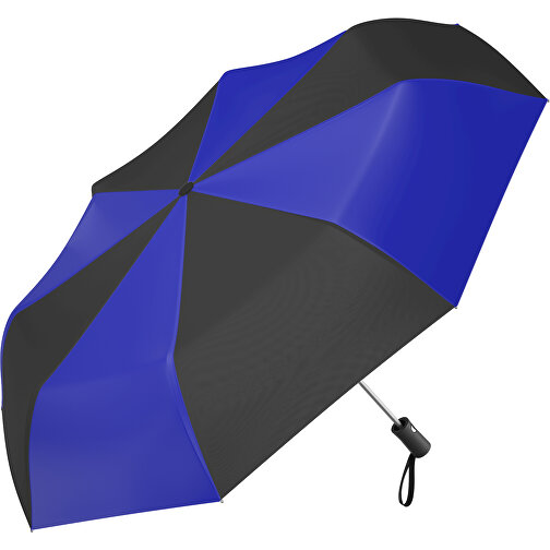 Regenschirm AO Paris , blau / schwarz, 100% Polyester pongee, 31,00cm (Länge), Bild 1