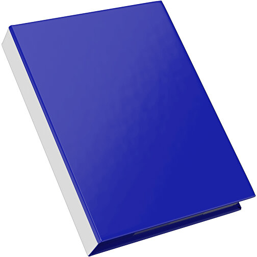 Hardcover Haftnotiz-Set Steffen , blau / weiß, Papier, 10,50cm x 1,80cm x 7,50cm (Länge x Höhe x Breite), Bild 2