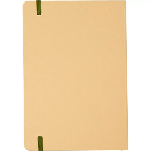 Blocco note formato A5 con copertina rigida di cartone riciclato Nelida, Immagine 4