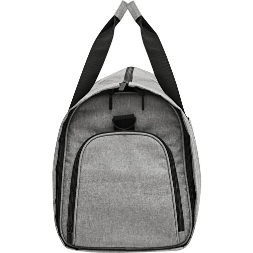 Reisetasche MILANO Mit Integriertem Kleidersack , grau, schwarz, Polycanvas, 61,50cm x 32,00cm x 26,00cm (Länge x Höhe x Breite), Bild 5