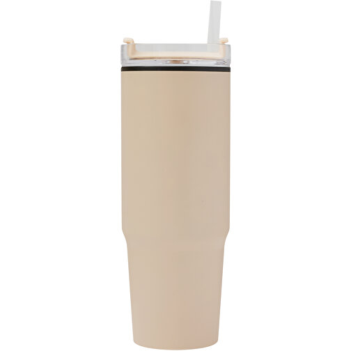 Trinkbecher DRINK ULTY , beige, Edelstahl / Silikon / Kunststoff, 24,00cm (Länge), Bild 4