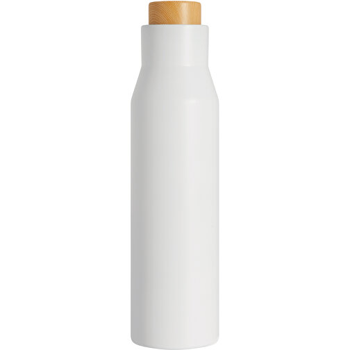 Vakuum-Trinkflasche DRINK NOBLY , weiss, Edelstahl / Silikon / Kunststoff, 26,00cm (Länge), Bild 2