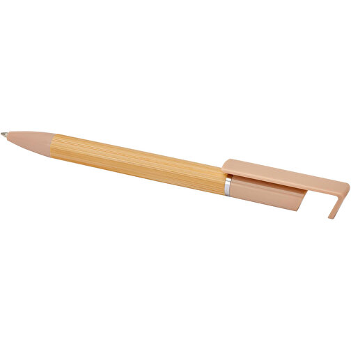 Delfina Stift Smartphoneständer , oatmeal, FSC certified bamboo, 14,70cm (Länge), Bild 7