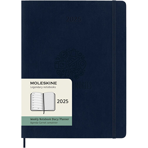 Calendario settimanale Moleskine 12 mesi con copertina morbida XL, Immagine 2