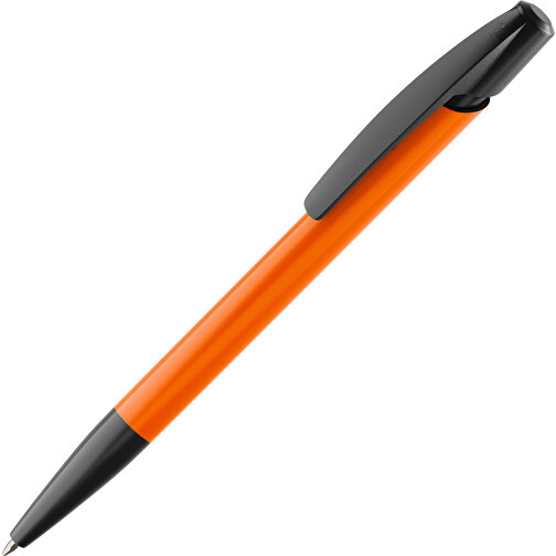 BIC® Media Clic Kugelschreiber Digital , BiC, schwarz / orange, Kunststoff, 14,70cm x 1,30cm (Länge x Breite), Bild 1