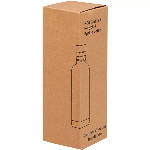 Bouteille isotherme avec isolation par le vide Spring 500 ml en cuivre inoxydable recyclé certifié, Image 1