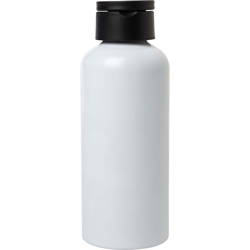 Trinity 600 Ml RCS-zertifizierte Wasserflasche Aus Recyceltem Aluminium Mit RPET-Deckel , weiss, Recycled Aluminium, Recycelter PP Kunststoff, 7,30cm x 19,30cm x 7,30cm (Länge x Höhe x Breite), Bild 3