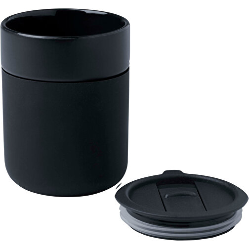 Tazza in ceramica Java da 330 ml con custodia in silicone e coperchio in plastica, Immagine 4