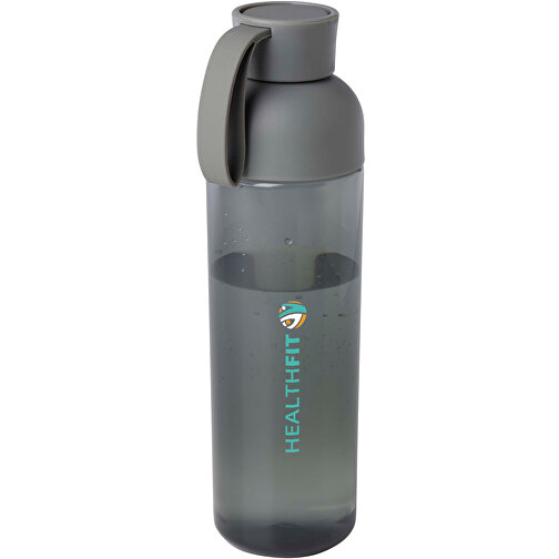 Illuminate 600 Ml RPET-Wasserflasche , grau, Recycelter PET Kunststoff, 23,50cm x 6,80cm (Höhe x Breite), Bild 2