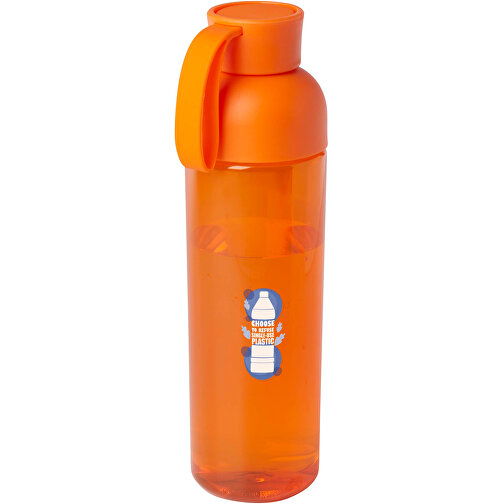 Illuminate 600 Ml RPET-Wasserflasche , orange, Recycelter PET Kunststoff, 23,50cm x 6,80cm (Höhe x Breite), Bild 2