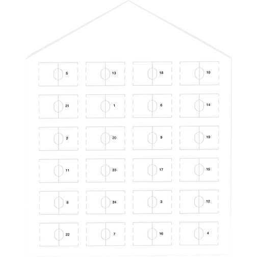 Bar Calendario dell\'Avvento Casa ECO Sarotti, Immagine 1