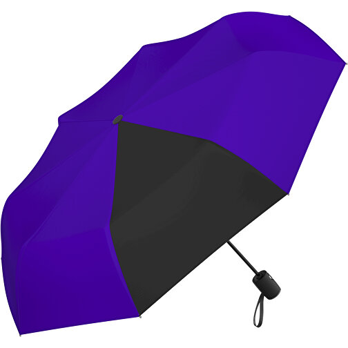 Regenschirm AOC Hamburg , violet / schwarz, 100% Polyester Pongee, 30,00cm (Länge), Bild 1