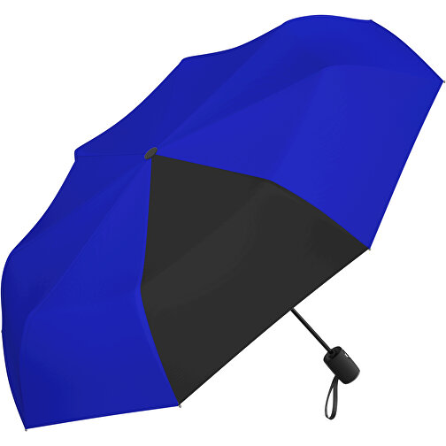 Regenschirm AOC Hamburg , blau / schwarz, 100% Polyester Pongee, 30,00cm (Länge), Bild 1